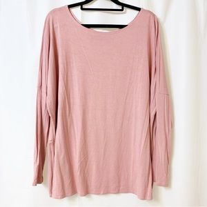 Ash and Antler Pink Long Sleeve "Shania Top" Small